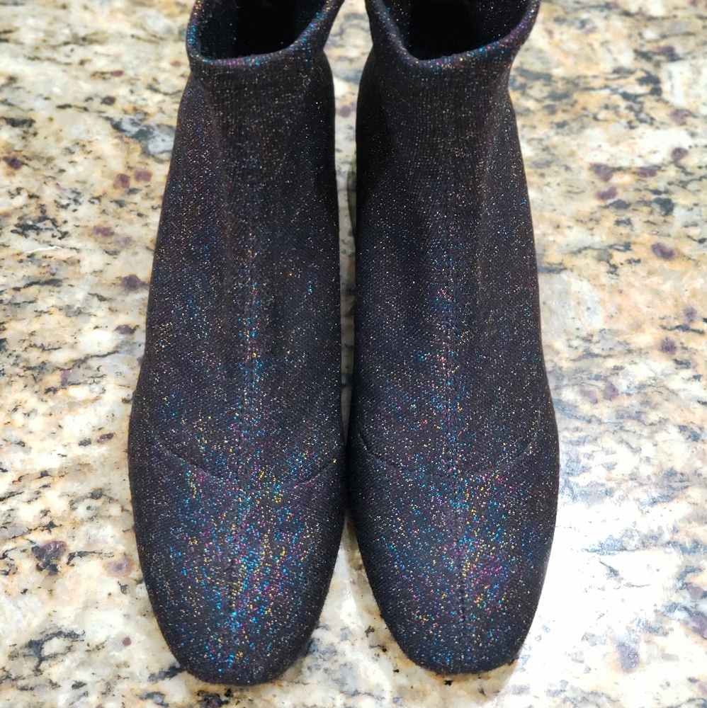 Glitter booties Zara Trafaluc